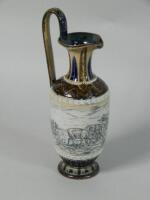 A Doulton Lambeth Hannah Barlow stoneware ewer