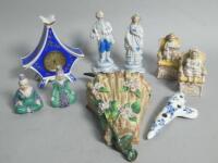 Various Continental and other porcelain