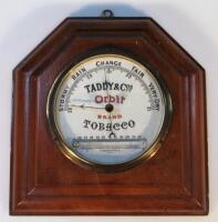 A Taddy & Co Orbit tobacco advertising wall barometer