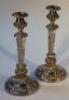 A pair of 19thC Old Sheffield Plate candle sticks