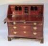 A George III mahogany bureau - 2