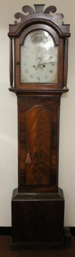 A 19thC mahogany longcase clock