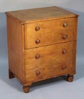 A 19thC commode chest
