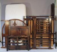 A 20thC Old Charm style single bed