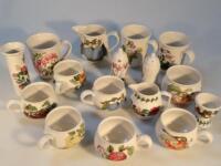 Various Portmeirion Pomona china tableware