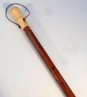 An early 20thC walking stick