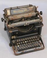 An early 20thC Remington American typewriter