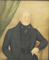 A 19thC English School. Half length portrait of Mr James Howell