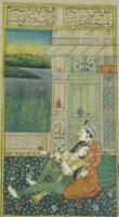 A Mughal miniature watercolour