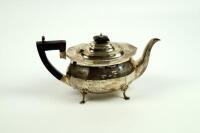 A George V silver teapot