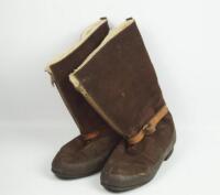 WWII Pair of RAF 1941 pattern flight boots