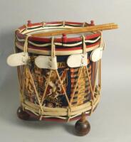 A regimental drum for the 2nd Batallion The Coldstream Guards