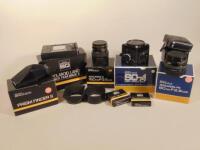 Various Zenza Bronica SQ camera pieces