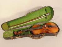 An early 20thC child's violin