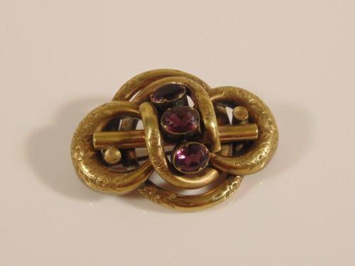 A Victorian brooch