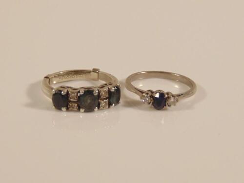 Two dress rings