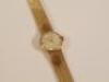 A 9ct gold ladies wristwatch