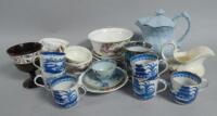 Various 19thC ceramics etc.