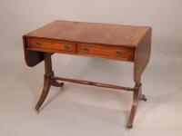 A late 19th/early 20thC mahogany sofa table