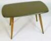 An Ercol mid brown elm small coffee table