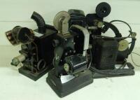 Four cine projectors