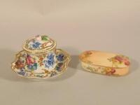 Two items of late 19th/early 20thC ceramic