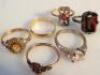 Various 9ct and other dress rings - 2