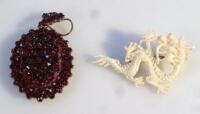 Two brooches