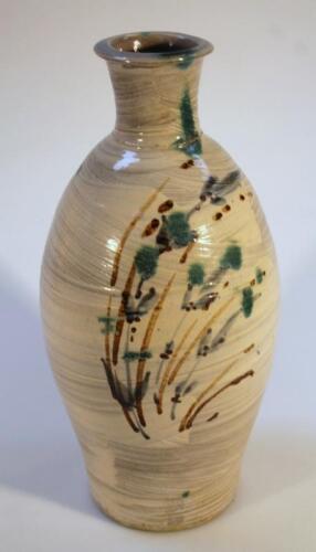 A Jim Malone Lesson Hall studio pottery vase