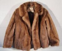 An early 20thC Deanfield ladies fur coat