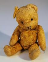 A mid-20thC blonde plush Teddy bear