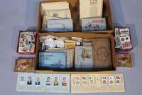 Various cigarette cards