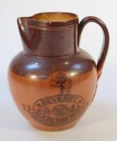 A late 19thC Revesby Ale stoneware jug