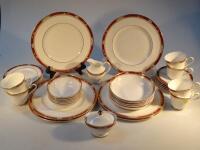 A Royal Doulton Sandon part dinner service