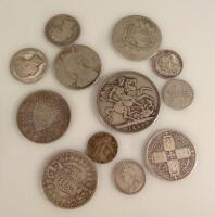 Various Victorian coins