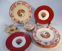 Five Copeland Spode dinner plates