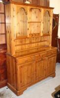 A Ducal stripped and lightly polished pine dresser