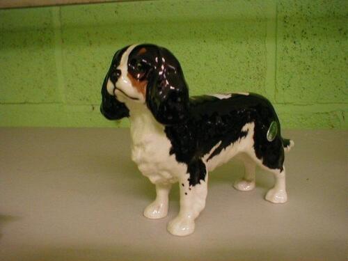 A Beswick model of a tri-colour Cavalier King Charles Spaniel