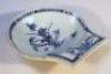 A Chinese blue and white export porcelain dish