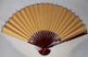 An oriental red lacquer fan - 2