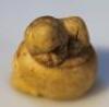 A Japanese carved netsuke