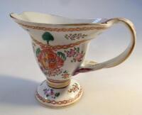 A Chinese export design porcelain jug