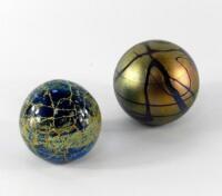 A Mdina glass paperweight