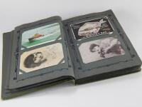 An early 20thC postcard album