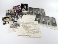 A collection of autographs