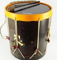 A military style side drum