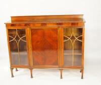 A Victorian mahogany display cabinet