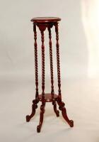 A Victorian style plant stand