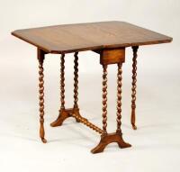 A 19thC oak Sutherland table