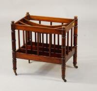 A Victorian mahogany Canterbury
